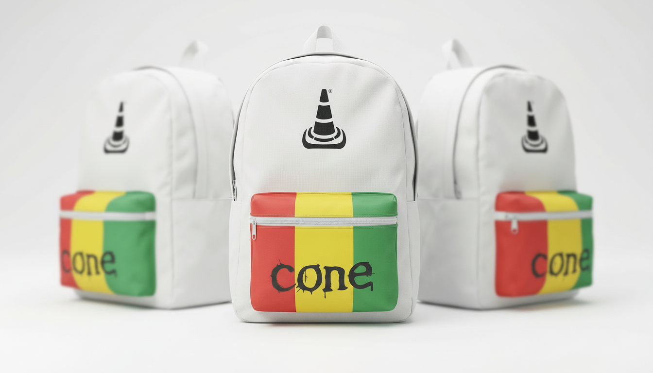 Mochila Cone Rasta Branca
